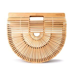 Vintga Bamboo Clutch Bag
